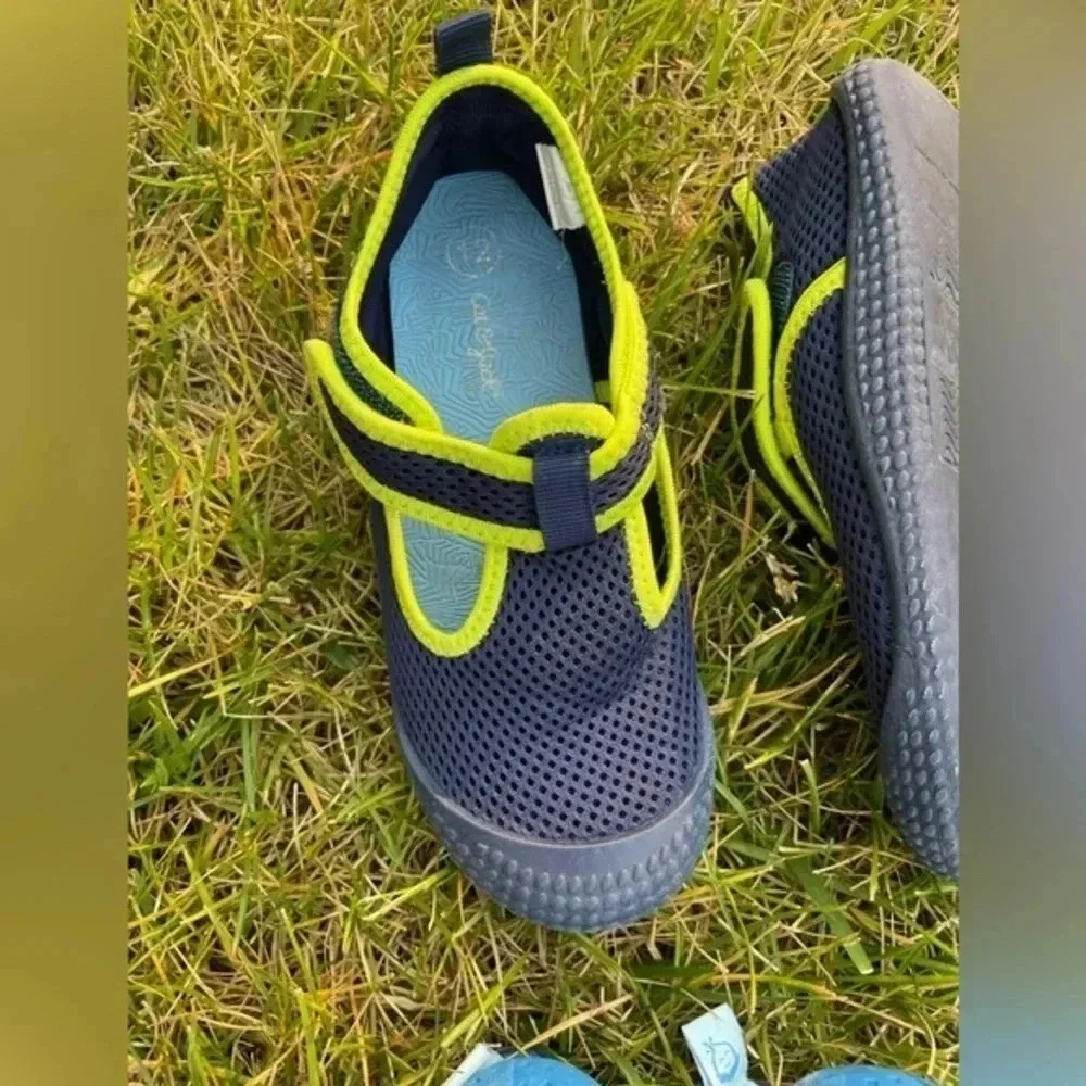 2 Pairs Of Kids Water Shoes Size 12 And Size 9 GUC